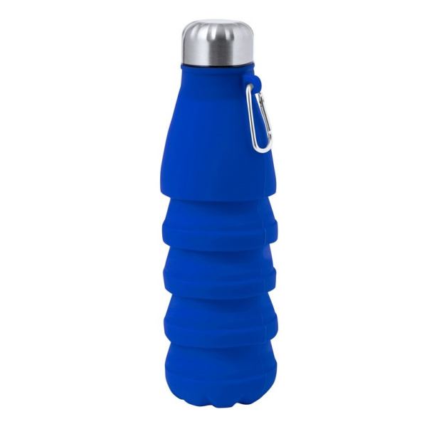  Foldable sports bottle 550 ml with carabiner clip