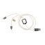  Coffee fibre and recycled cotton charging cable
