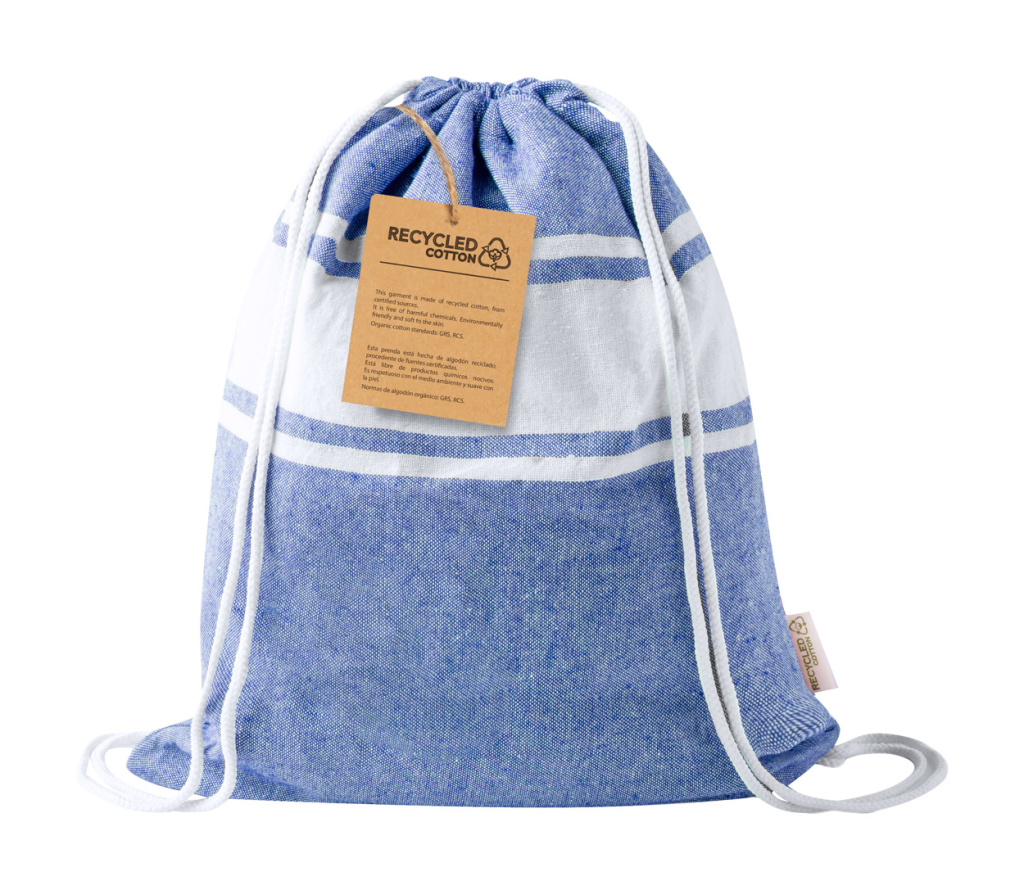 Drawstring towel backpack top