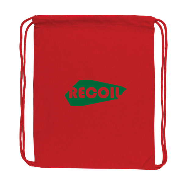  Impact AWARE™ Recycled cotton drawstring backpack 145gr