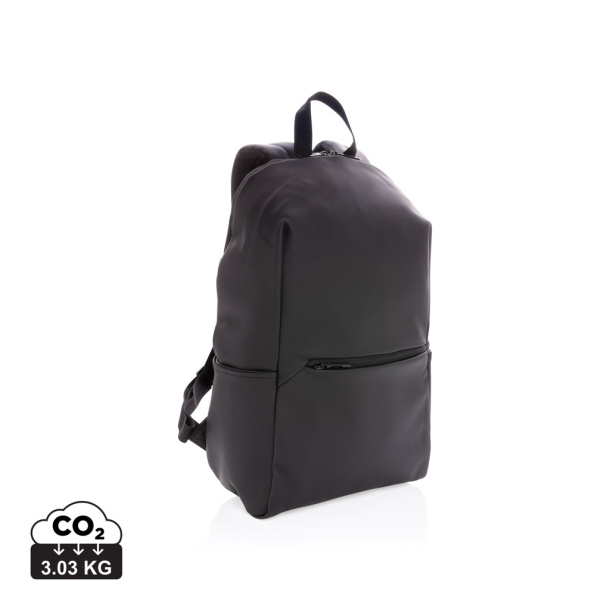 Smooth PU 15.6"laptop backpack