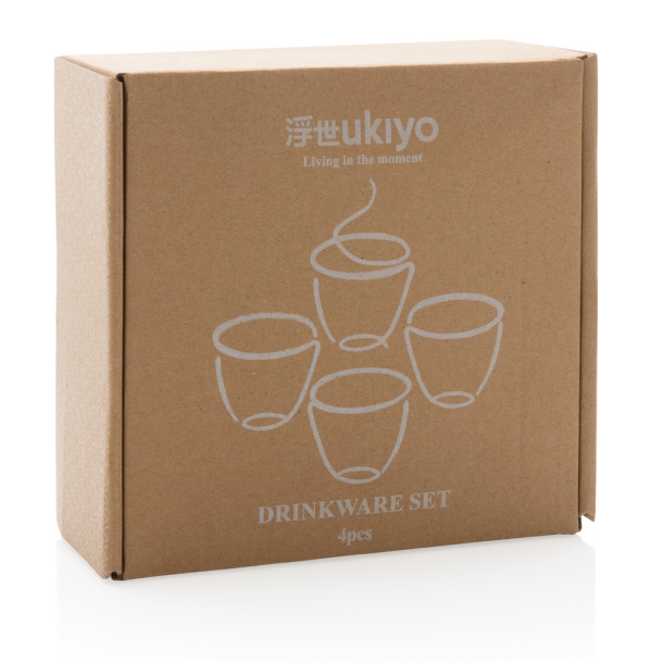 Ukiyo Ukiyo 4pcs drinkware set