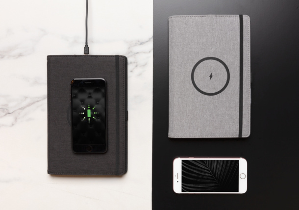  Air 5W RPET wireless charging refillable journal cover A5