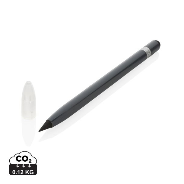  Aluminum inkless pen with eraser
