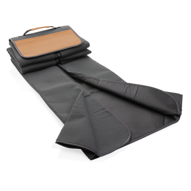  Impact AWARE™ RPET picnic blanket with PU cover