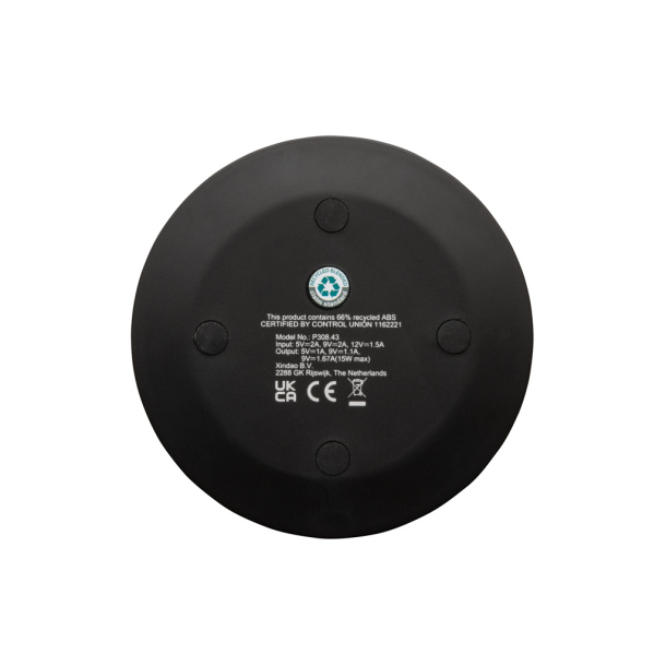  RCS recycled plastic 15W Wireless fast charger