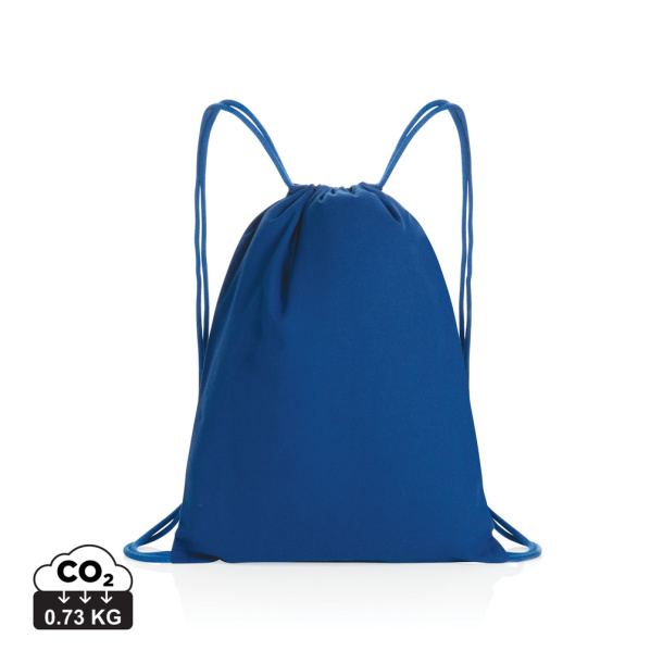  Impact AWARE™ Recycled cotton drawstring backpack 145gr
