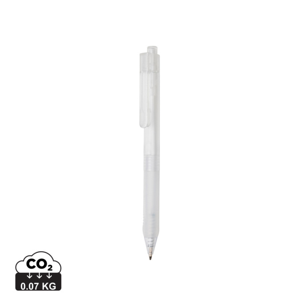  X9 frosted pen with silicon grip