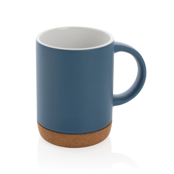  Ceramic mug with cork base