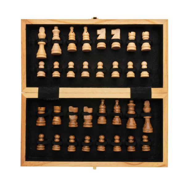 FSC® Luxury wooden foldable chess set