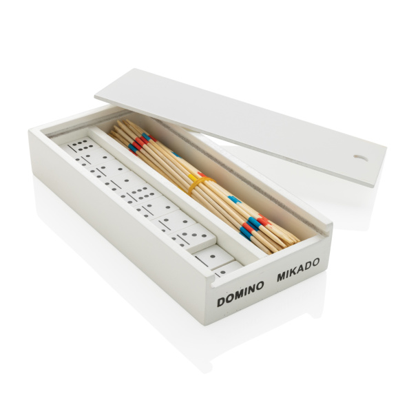  FSC® Deluxe mikado/domino in wooden box