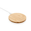  FSC® certified bamboo 5W wireless charger round