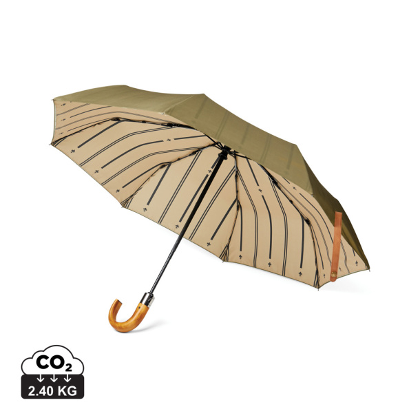  VINGA Bosler AWARE™ recycled pet 21" foldable umbrella