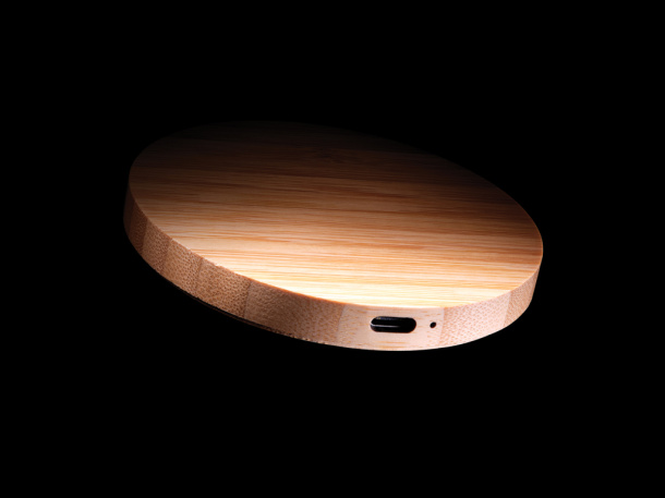  FSC® bamboo 15W wireless charger