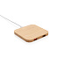  FSC® bežični punjač s USB-om od bambusa 5W