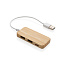  USB hub od bambusa - C