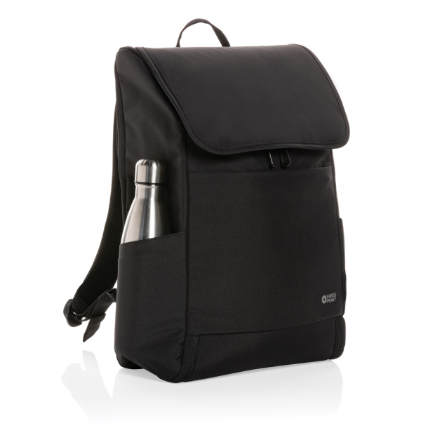  Swiss Peak Fern AWARE™ RPET allover zipper 15" backpack