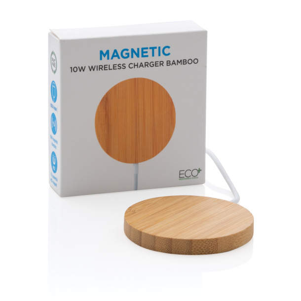  Magnetni bežični punjač od bambusa