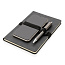  Deluxe hardcover PU notebook A5 with phone and pen holder