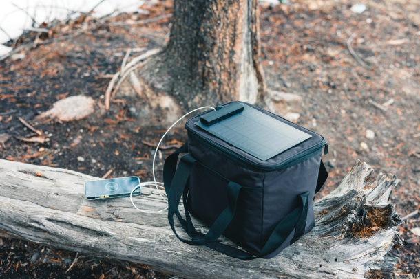 Pedro AWARE™ RPET deluxe cooler bag with 5W solar panel