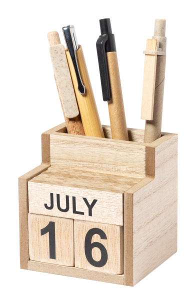 Laorek perpetual calendar pen holder
