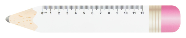 Sharpy 12 12 cm ruler, pencil
