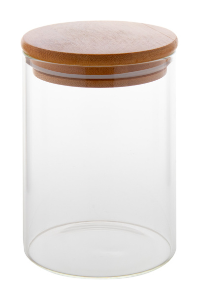 Momomi glass storage jar