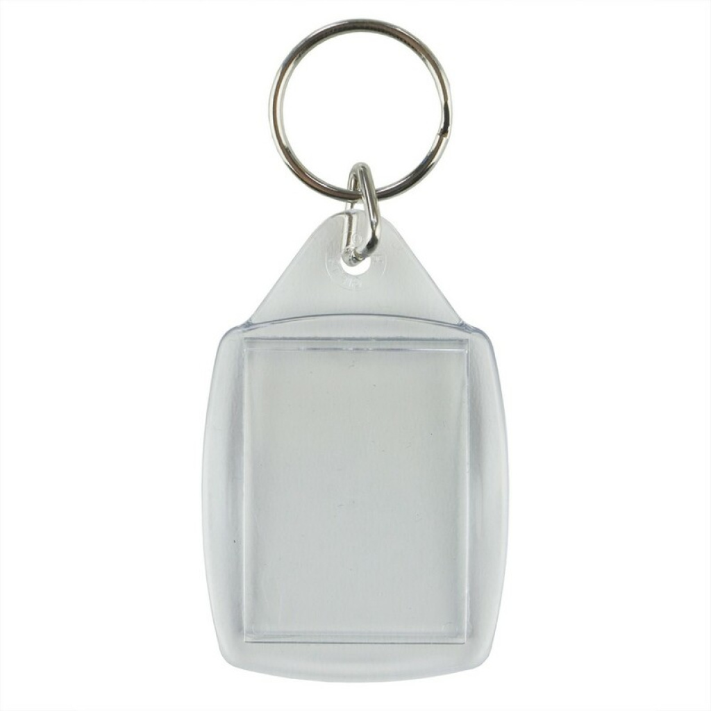 Keychain with paper insert shop